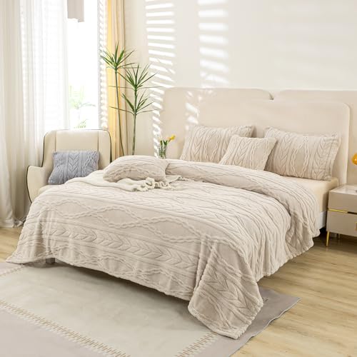YUSOKI Twin XL Blanket Single Layer,Weight(3.1lb),370GMS-3D Stylish Design for Gift Home Decor (Linen,65"x90") YUSOKI