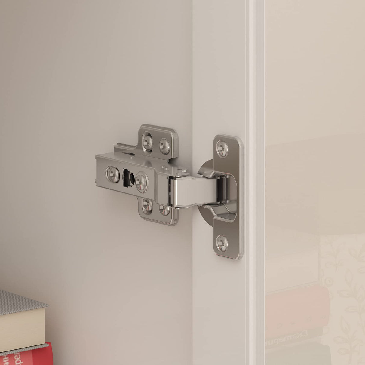 Homsee Elegant Tall Bookcase with Glass Doors, 15 Compartments & Storage Drawers in White Homsee