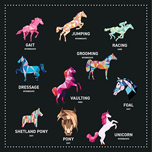 My Sticker Paintings: Horses: 10 Magnificent Paintings (Happy Fox Books) For Kids 6-10 to Create Beautiful Horse Pictures with Up to 80 Removable, Reusable Stickers for Each Design, plus Fun Facts Happy Fox Books