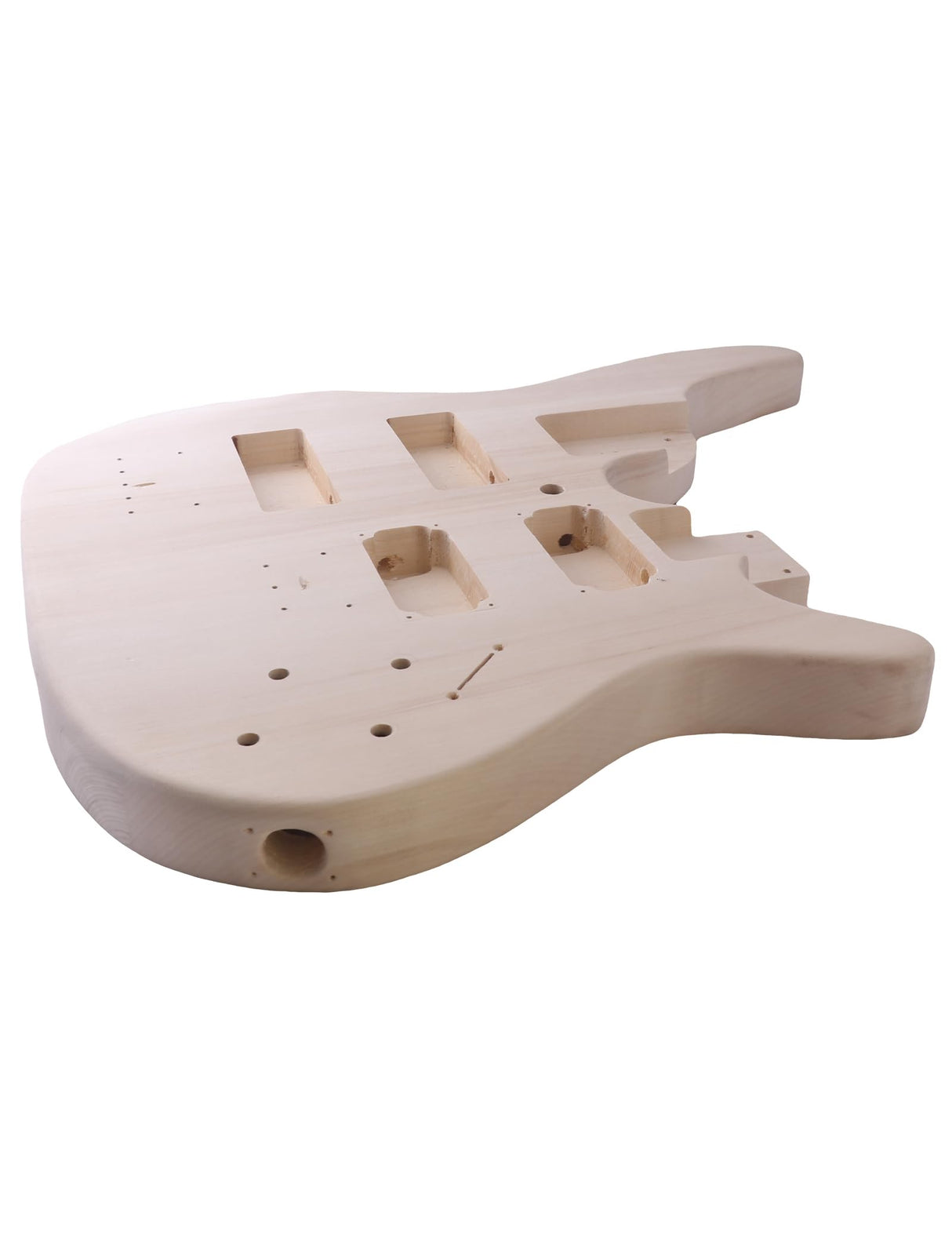 Fistrock DIY Electric Guitar and Bass Double Neck Kit 6 String and 4 String Guitar Kits Right Handed with Basswood Body Hard Maple Neck Chrome Hardware Build Your Own Bass and Guitar. Fistrock