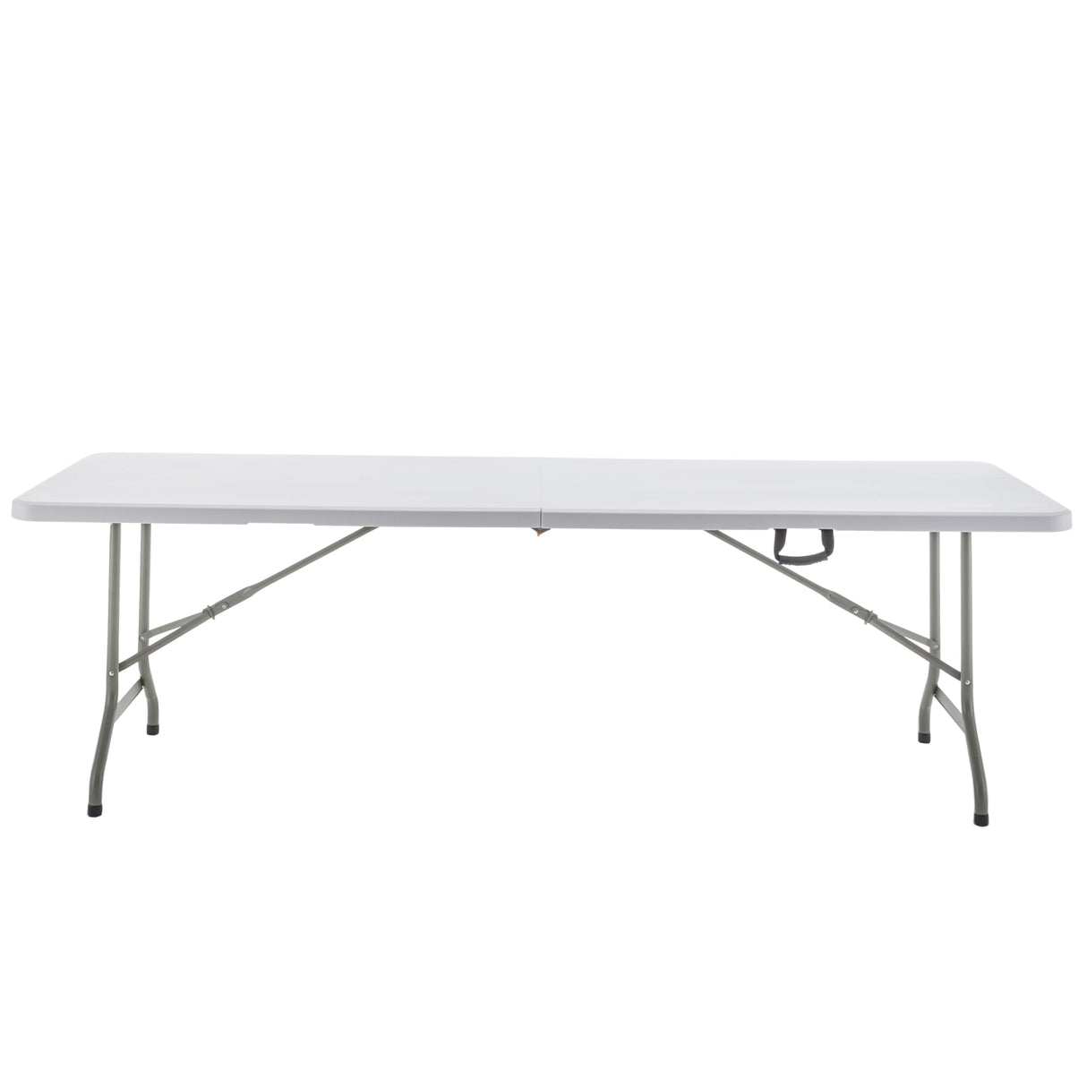 BTEXPERT 8-Foot-96 long White Plastic Folding Table Portable 30" Wide, 29" High, Indoor Outdoor Events Banquet Dining Party Patio, One BTEXPERT
