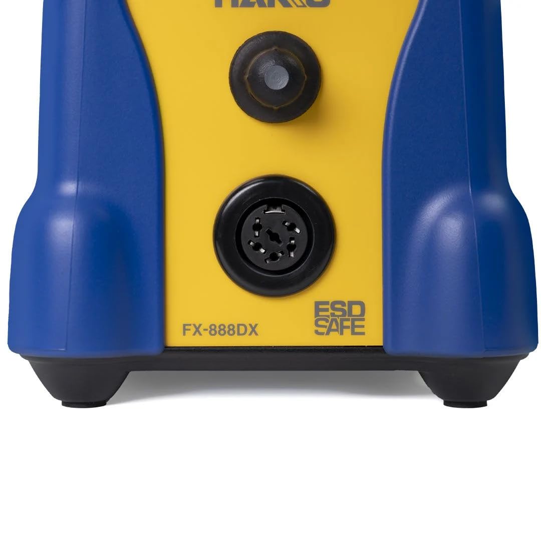 Hakko FX888DX-010BY - Digital Soldering Station with Rotary Encoder (Blue/Yellow Housing) Hakko