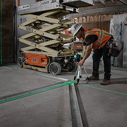 Makita SK700GDNAJ 12V max CXT® Lithium-Ion Cordless Self-Leveling 360° 3-Plane Green Laser Kit (2.0Ah), Class II, 510-530 nm, <2 mW Makita