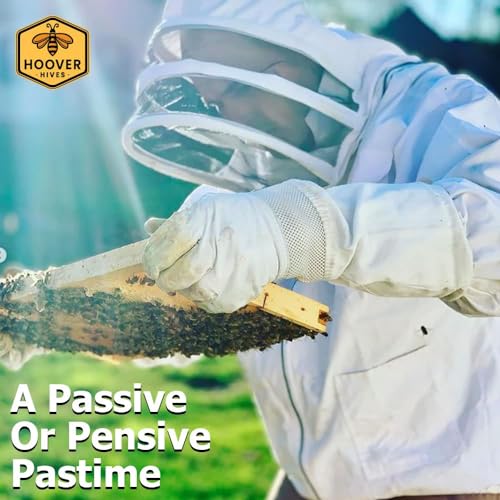 Hoover Hives: The Original Beeswax Coated Beehive Kit. Includes 2 Deep & 1 Medium Boxes with Wooden Frames & Heavy Wax Coated Foundations. Easy Assembly with Predrilled Holes & Screws (Unassembled) Hoover Hives