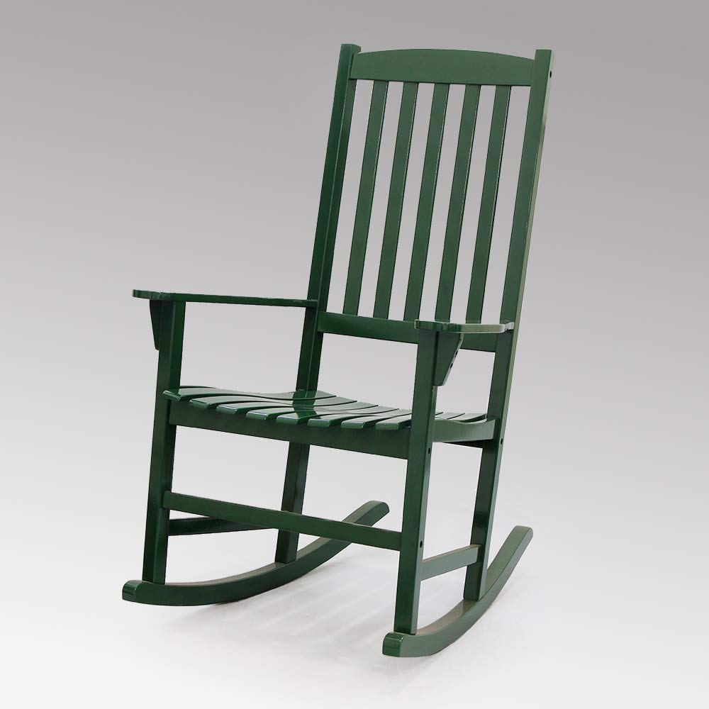 Cambridge Casual Solid Wood Bentley Porch Rocking Chair, Hunter Green Cambridge Casual