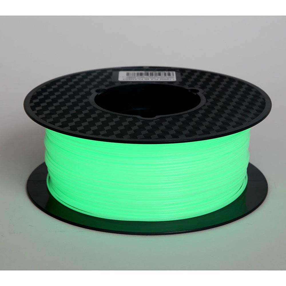 3D Printer Filament Glow in The Dark Green PLA Filament 1.75mm 1KG Luminous Green 3D Printing Material Color Change PLA Color Changing Filament HZST3D HZST3D