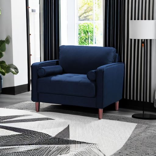 Lifestyle Solutions Lexington Armchair, Navy Blue LifeStyle Solutions