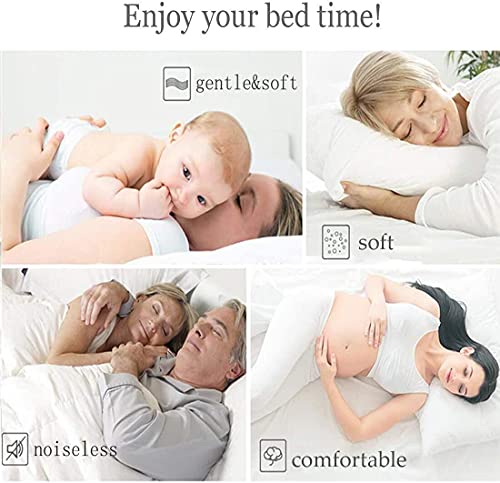 COHOME Premium Twin XL Size Cooling Comforter, All-Season Quilted Down Alternative Duvet Insert, Luxury Hotel GentleSoft Comforter with Anti-Clump Tech & 8 Tabs - Reversible - White 68x92 inches COHOME