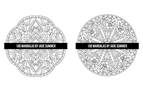Mandala Coloring Book: For Adults with 100 Magical Mandalas WoodArtSupply