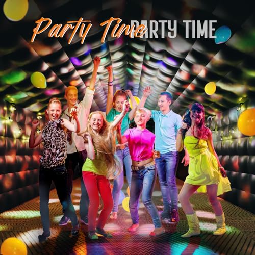 SPECRAFT 30x20x14 FT Large Inflatable Nightclub, Inflatable Tent for Parties with 2 Sides Escape Doors, Party Tent for Birthday Party/Outdoor Events, Black SPECRAFT