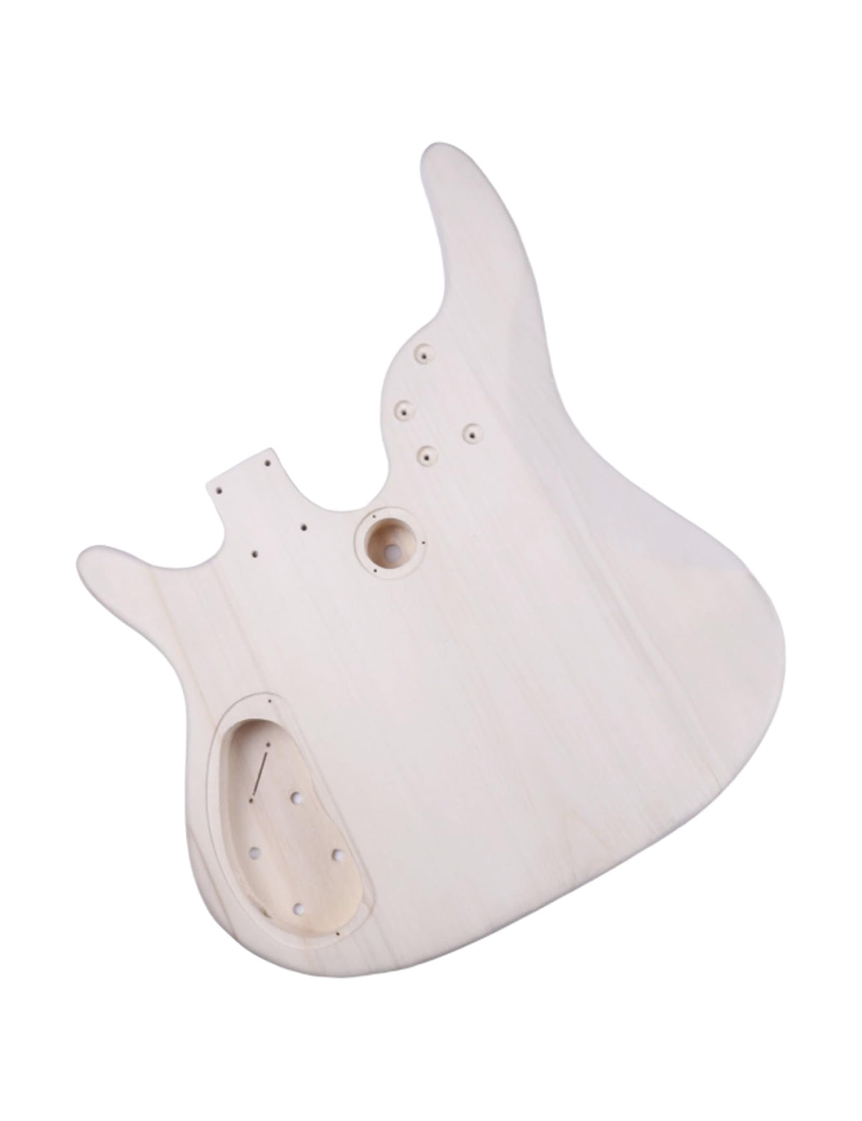 Fistrock DIY Electric Guitar and Bass Double Neck Kit 6 String and 4 String Guitar Kits Right Handed with Basswood Body Hard Maple Neck Chrome Hardware Build Your Own Bass and Guitar. Fistrock