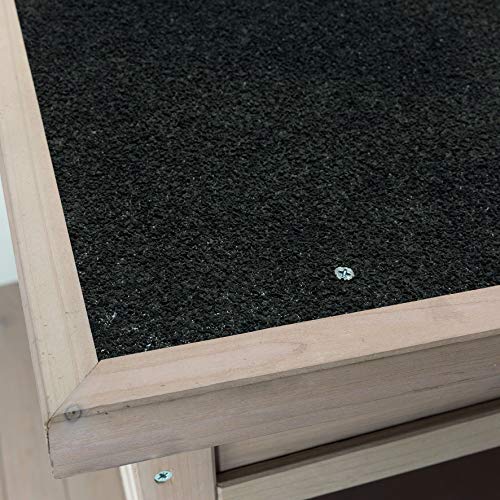 TRIXIE Outdoor Cat House, Weatherproof 3-Story Cat House with Multiple Levels, Doors & Windows with Latches, Outdoor Shelter for Cats, Brown/White Fir Wood TRIXIE