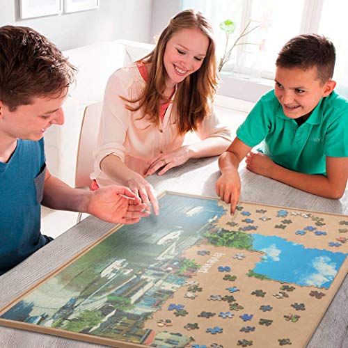 LAVIEVERT Wooden Jigsaw Puzzle Board Portable Puzzle Plateau Puzzle Storage Puzzle Saver with Non-Slip Surface for Up to 1000 Pieces LAVIEVERT
