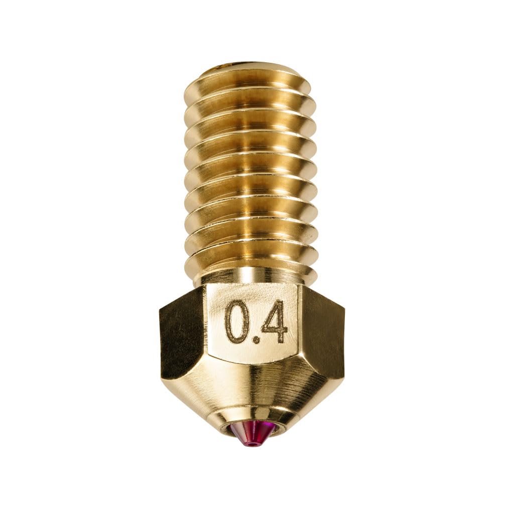DUROZZLE Ruby Nozzle 0.4mm for AnkerMake M5 / M5C 3D Printer, Hardened & Abrasion Resistant for Precision Additive Manufacturing (AKM, 0.4mm) DUROZZLE