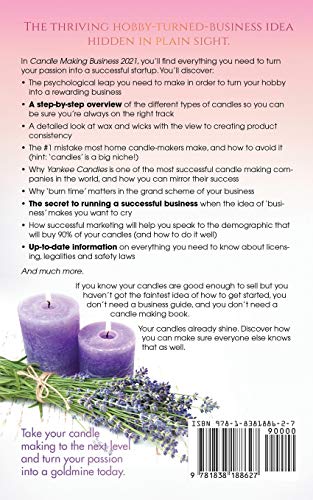 Candle Making Business: How to Start, Grow and Run Your Own Profitable Home Based Candle Making Startup Step by Step in as Little as 30 Days Muze Publishing