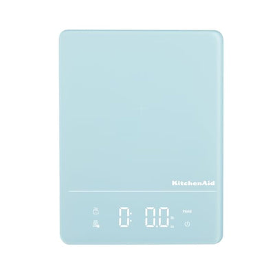 KitchenAid KQ913MW Digital Waterproof (IPx7) Kitchen and Food Scale, LED readout, 11 Pound Max Capacity, Mineral Water