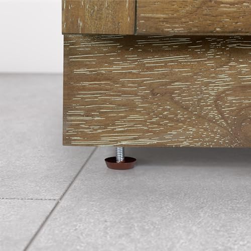 OVE Decors Bailey 72 in. W x 22 in. D x 34.5 in. H Bath Vanity in Driftwood Oak with White Engineered Quartz Top OVE Decors