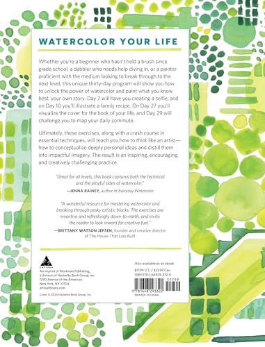 Thinking in Watercolor: A Daily Practice to Unlock Your Creativity & Discover Your Inner Artist WoodArtSupply