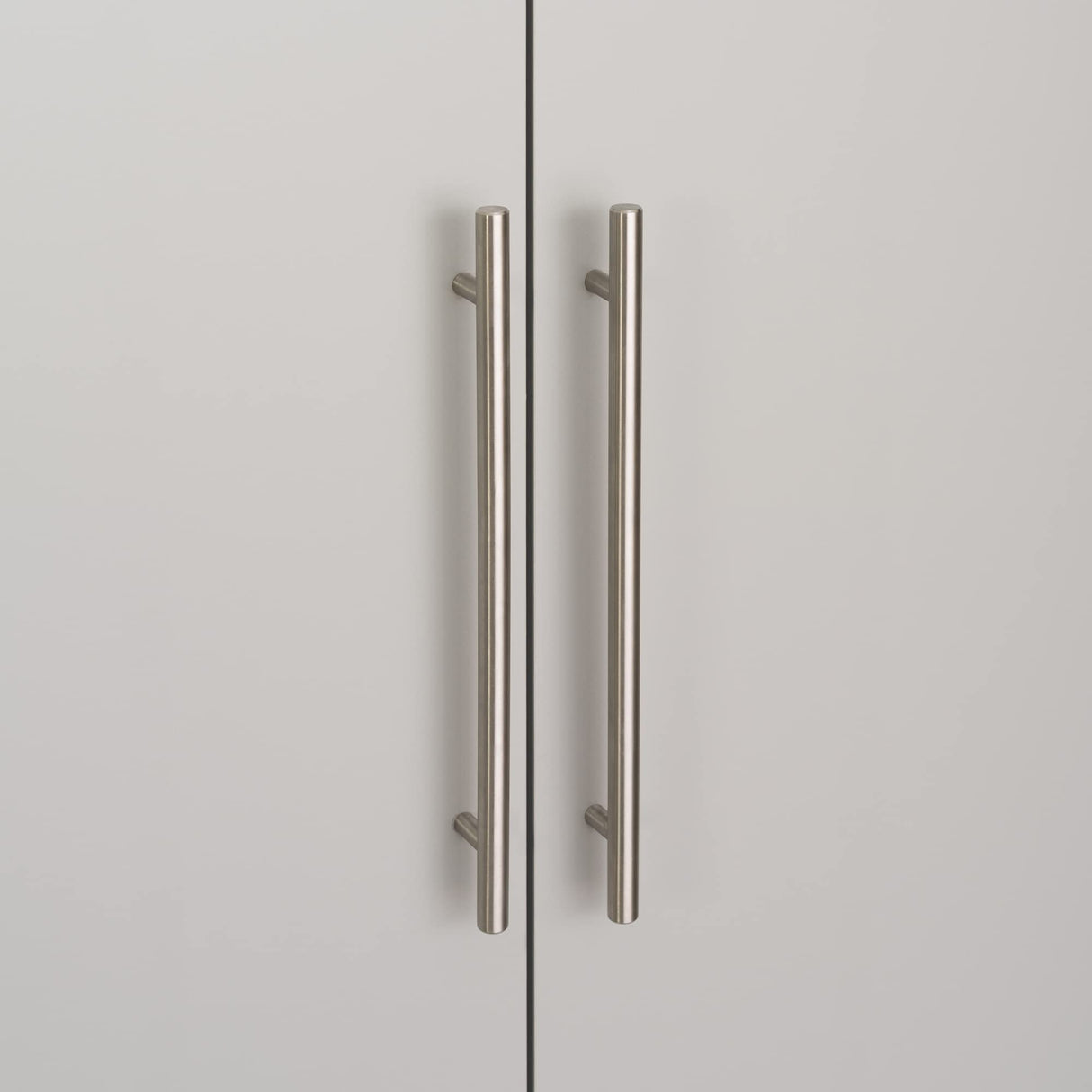 Prepac HangUps 30" Large Garage Cabinet, Bathroom Cabinet Wall Mount, Ideal for Garage, Kitchen and Laundry Organization 30" W x 72" H x 16" D, Light Gray Prepac