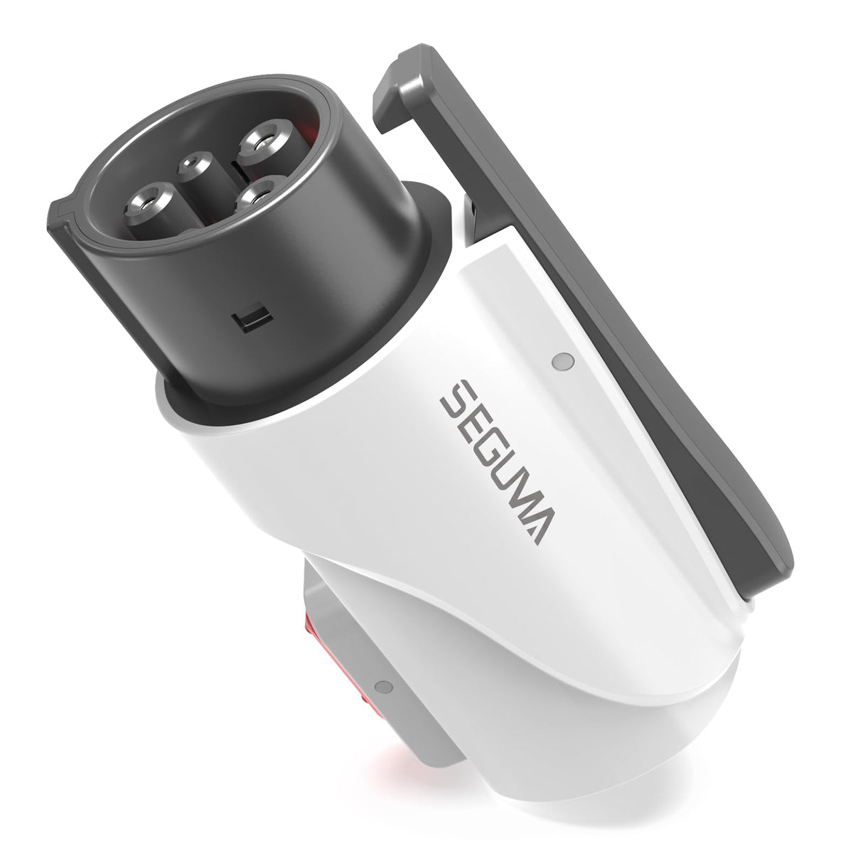 NACS to J1772 Adapter, Max 80Amp 250V J1772 EV Charging Adapter to Tesla Charger, Compatible with Tesla High Power Wall Connector, Home Mobile Chargers, Destination Charger, Suits for SAE J1772 EVs SEGUMA