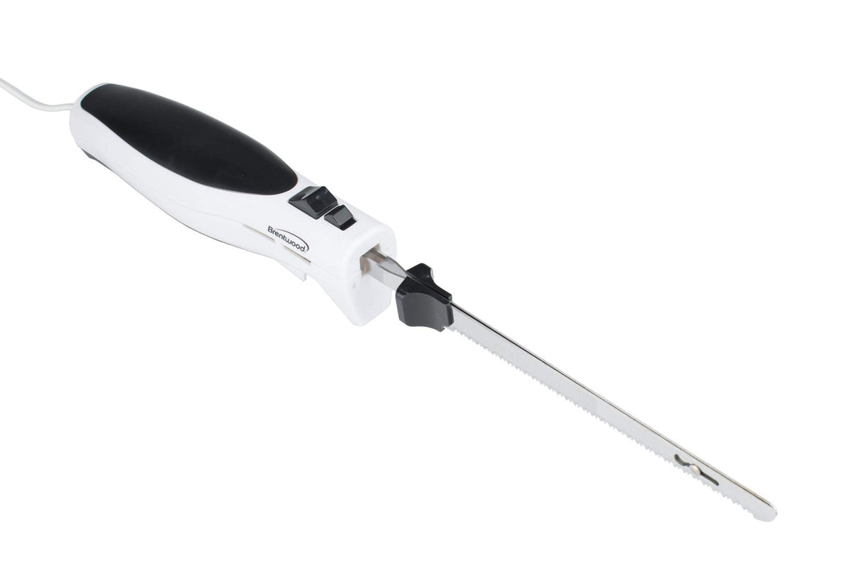 Brentwood TS-1010 Electric Carving Knife,7-inch,White Brentwood