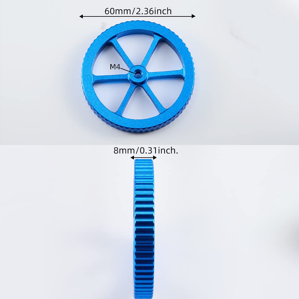 4PCS Ender 3 v2 Upgrades Bed Leveling Nuts and Ender 3 Bed Springs, 3D Printer Leveling kit Compatible for Creality Ender 3/Ender 3 S1/Ender 3 Pro/Ender 3 V2, Ender 5/5 Plus/Pro, CR-10/CR10S Makerzone