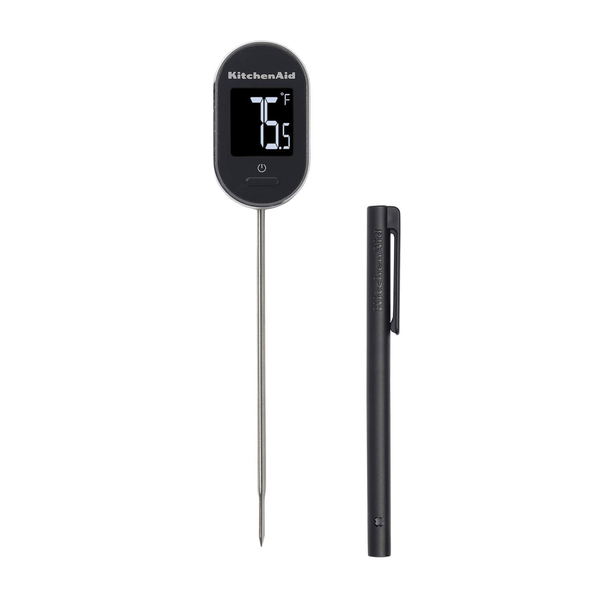 KitchenAid KQ904 Digital Instant Read Kitchen and Food Thermometer, Temperature Range: -40F to 482F, Black KitchenAid