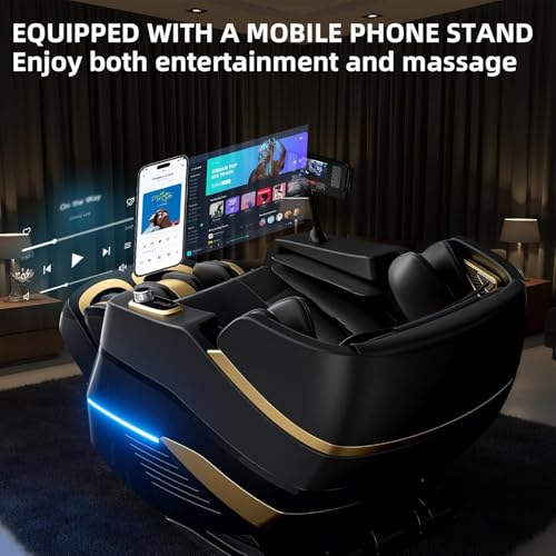 Massage Chair Full Body,Zero Gravity 3D SL-Track Shiatsu Massage Recliner Chair Built-in Heat System Airbag Massage with Body Scan, Deep Yoga Stretch, Calfrest Extension And Foot And Back massage Dr.hiumi