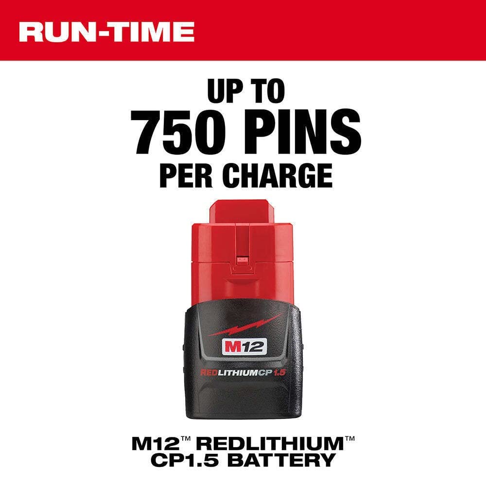 for Milwaukee 2540-20 M12 12V 23 Gauge Compact Cordless Pin Nailer - Bare Tool MGIAONSG