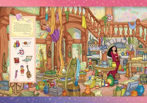 Disney Princess Ariel, Tiana, Belle, and More! - Find the Magic! Look and Find Activity Book - PI Kids PI Kids