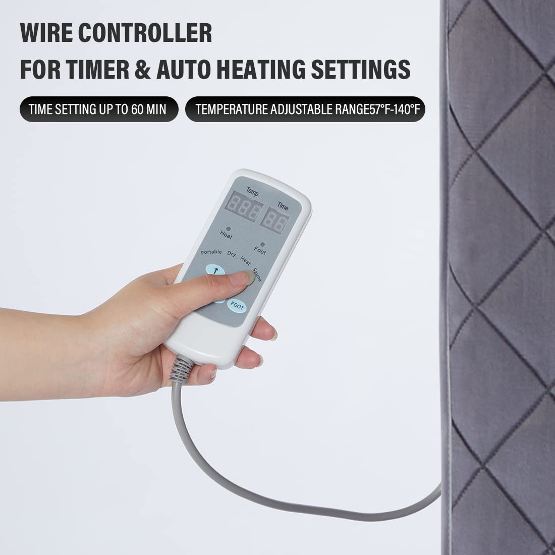 iDOTODO Full Size Portable Personal Infrared Sauna for Home, Personal Home Spa Tent with Remote Control, Heating Foot Pad, Foldable Reinforced Chair (Grey, L33.8 x W 33.8" x H 66.5" iDOTODO