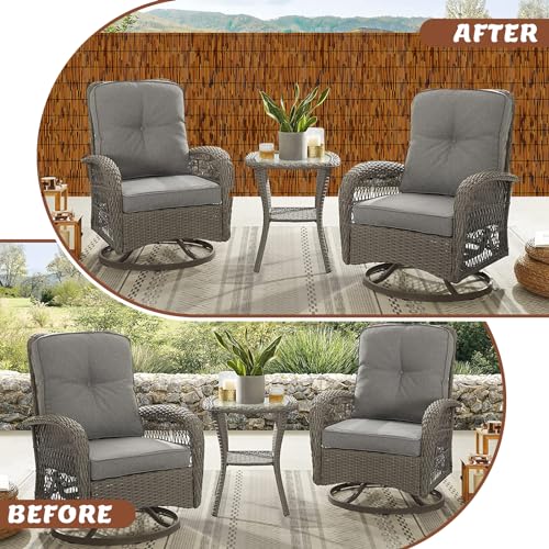 TOOKNIN 1 Pack Natural Reed Fence,4FT X 16.4FT Bamboo Fencing Privacy Reed Screening for Outdoor, Gallery, Restaurant, Hotel, Patio (Brown) TOOKNIN