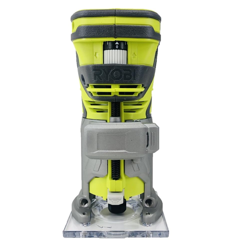 Ryobi P601 One+ 18-Volt Lithium Ion Cordless Fixed Base Trim Router with Tool Free Depth Adjustment (Tool Only) (Non-Retail Packaging) RYOBI