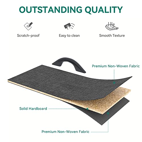 YITAHOME Storage Tower with 5 Drawers - Fabric Dresser, Organizer Unit for Bedroom, Living Room, Closets - Sturdy Steel Frame, Easy Pull Fabric Bins YITAHOME