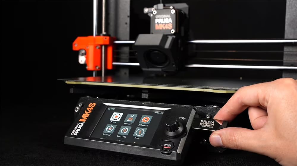 Original Prusa MK4S 3D Printer, Ready-to-use FDM 3D Printer, Assembled and Tested, Removable Print Sheets, 1kg Prusament PLA Spool Included, Print Size 9.84 x 8.3 x 8.6 in ORIGINAL PRUSA