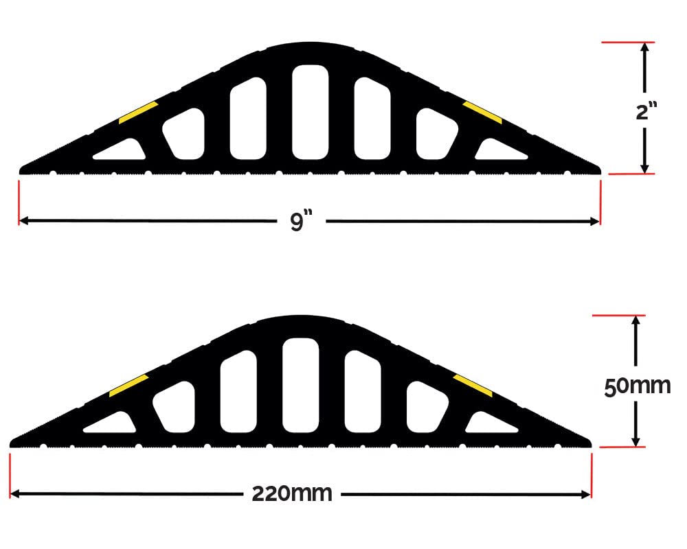2" High Garage Door Flood Barrier Threshold Kit ‘GARADAM’ (10'3") | Flexible PVC | Complete Kit includes 2 Adhesives | GaraDry GARADRY