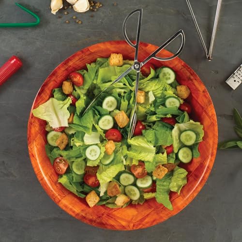 Winco WWB-14 Wooden Woven Salad Bowl, 14-Inch, Brown Winco