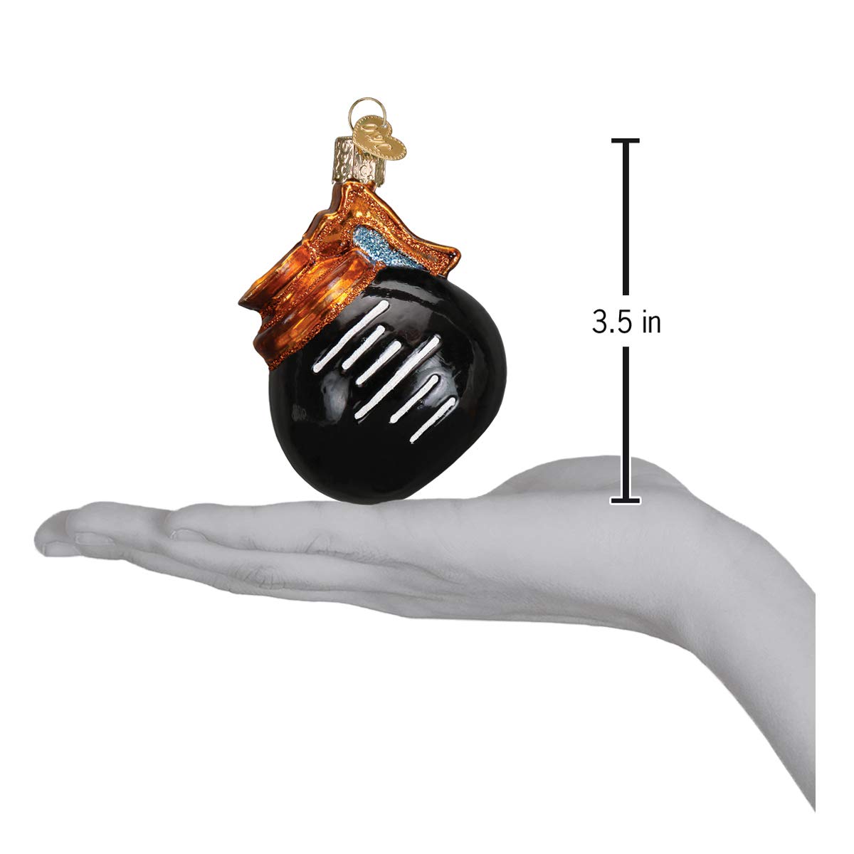 Old World Christmas Ornaments: Coffee and Tea Gifts Glass Blown Ornaments for Christmas Tree, Coffee Pot Old World Christmas