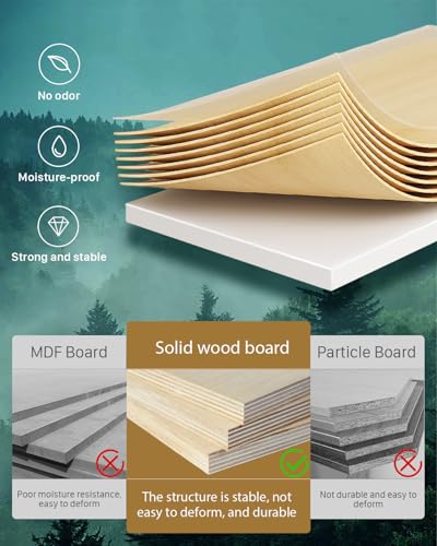 Reception Desk with Counter, Modern Wooden Reception Desk with Drawer & Cabinet, Retail Checkout Counter, Front Table, Customer Service Table for Home Office Lobby Store (White, 71 * 23.6 * 39.3in-L) WoodArtSupply