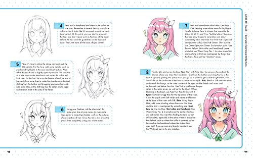 Anime Art Class: A Complete Course in Drawing Manga Cuties (Cute and Cuddly Art, 4) WoodArtSupply