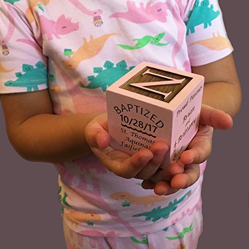 Baby Block Gift for Newborn Boy or Girl - Personalized Birth Announcement Wood Wooden Block New Baby Gifts Custom Item by Glitzby Glitzby