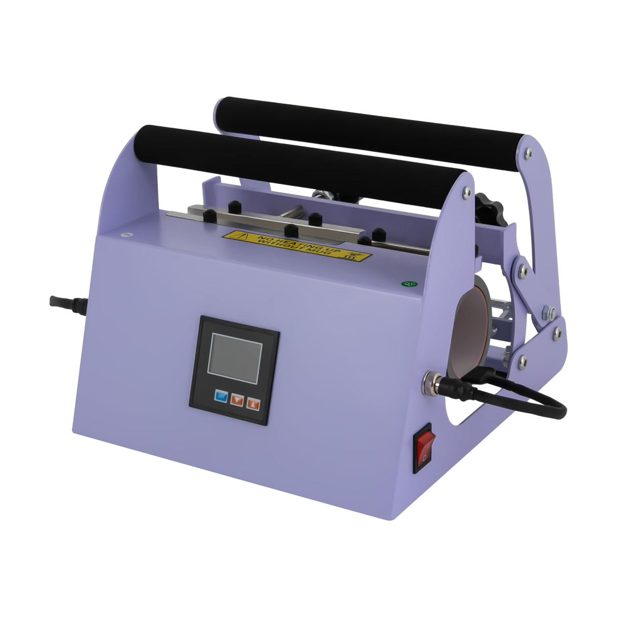 Tumbler Heat Press Machine, Cup Heat Press with Fast & Even Heating Car Cup Mug Press Heat Machine for 40oz Mug Press Sublimation Blanks Tumblers Press DIY Mug Machine (Light Purple) Beuioslyr
