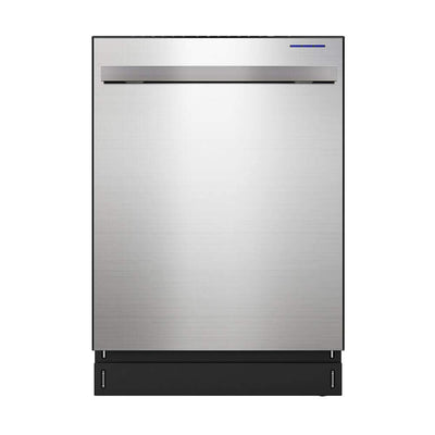SHARP Slide-In Dishwasher, Stainless Steel Finish, 24" Wide, Soil Sensors, Premium White LED Interior Lighting, Smooth Glide Rails, Heated Dry Option, Responsive Wash Cycles, Power Wash Zone