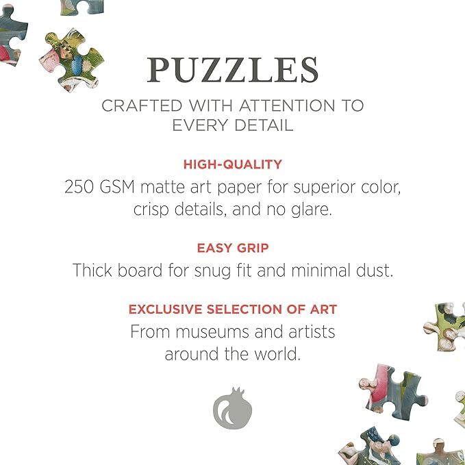 Pomegranate 500-Piece Circular Jigsaw Puzzle for Adults, Justin Lovato's Flower Mandala, Matte Finish, Snug Fit Pomegranate