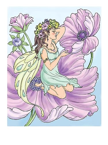 Adult Coloring Enchanted Fairies Coloring Book (Adult Coloring Books: Fantasy) Dover Publications