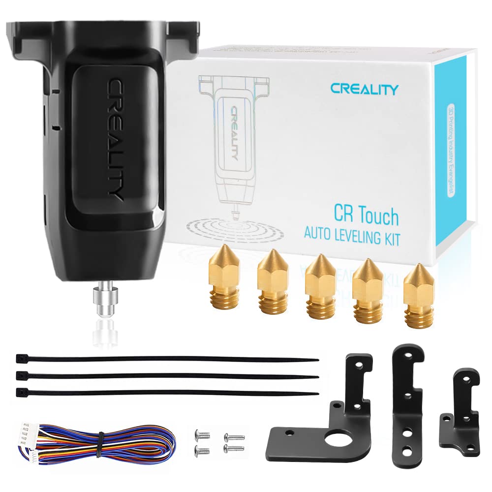 Creality CR Touch Auto Leveling Kit, 3D Printer Bed Auto Leveling Sensor Kit for Ender 3/ Ender 3 Pro/Ender 3 V2/ Ender 3 Max/Ender 5/ and CR 10 with 32 Bit V4.2.2/V4.2.7 Mainboard Creality