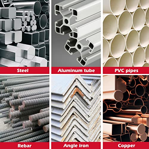 PowerSmart Portable Band Saw with Removable Alloy Steel Base, 10Amp 1100W Motor 5-Inch Deep Cut Bandsaw for Metal Wood PowerSmart