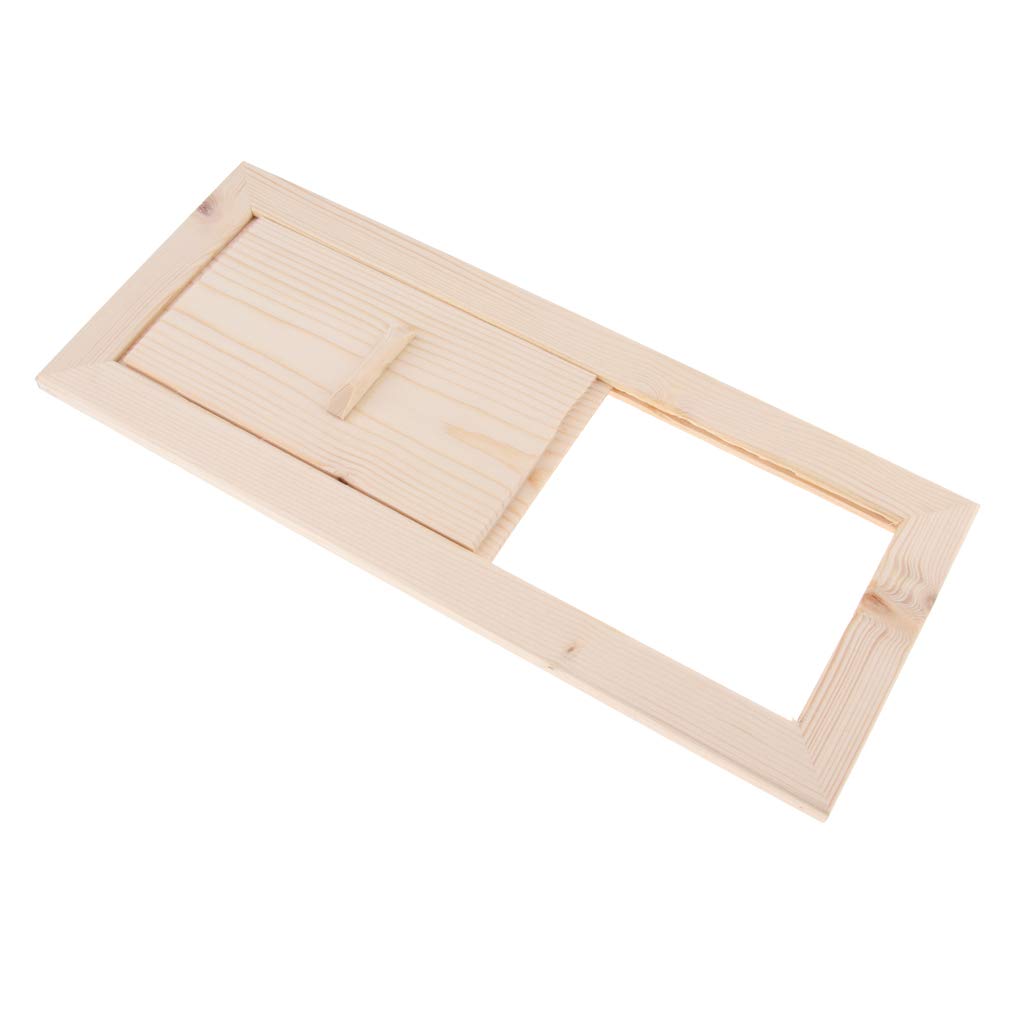 2 Pieces Cedar Sauna Air Vent Set - Premium Wooden Ventilation Panel For Home Sauna, Natural Wood Window Louver, Easy Install And Adjustable Size - Perfect For Relaxation And Fatigue Elimin Xiaojikuaipao