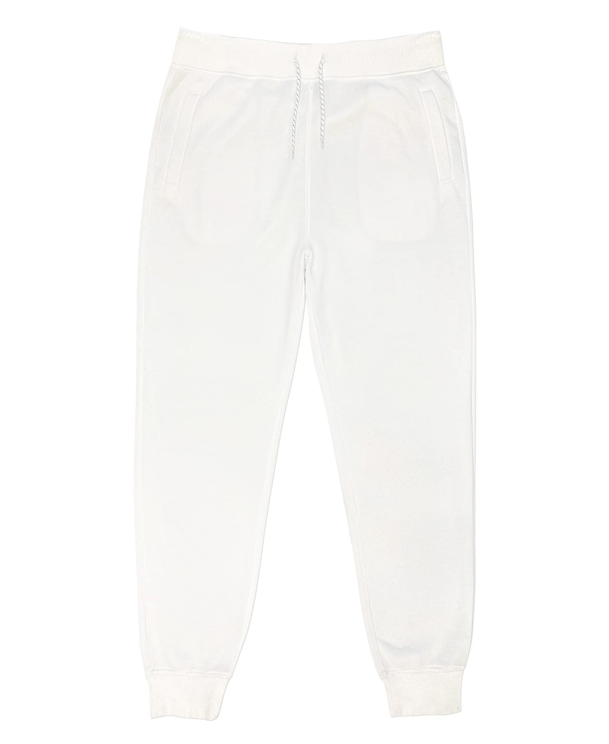 WT02 Men's Fleece Sweatpants & Joggers (Regular & Extended Sizes), White, X-Large WT02