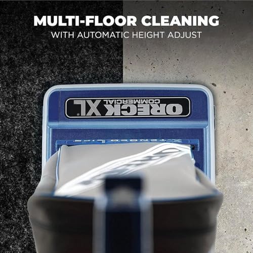 Oreck Commercial XL Vacuum Cleaner, Bagged Upright Vac for Carpets and Hard Floor, Lightweight, Automatic Height Adjust, High-Speed Brush Roll, Powerful Vacuum Cleaners for Commercial Use Oreck